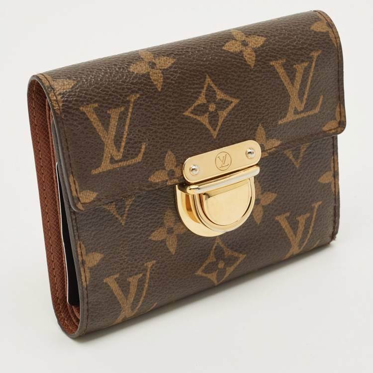 Pre Owned Louis Vuitton Koala Monogram Canvas Compact Wallet
