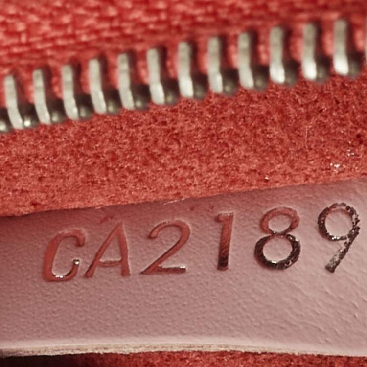 Pre Owned Louis Vuitton Grenelle PM Rose Ballerine Epi Leather Bag