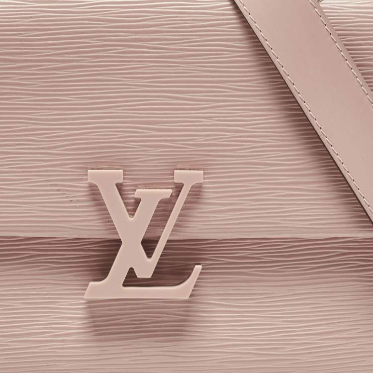 Pre Owned Louis Vuitton Grenelle PM Rose Ballerine Epi Leather Bag