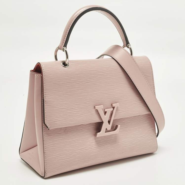 Pre Owned Louis Vuitton Grenelle PM Rose Ballerine Epi Leather Bag