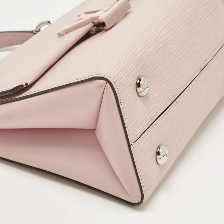 Pre Owned Louis Vuitton Grenelle PM Rose Ballerine Epi Leather Bag