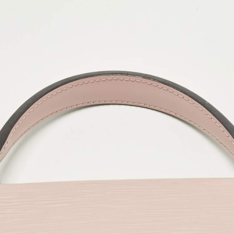 Pre Owned Louis Vuitton Grenelle PM Rose Ballerine Epi Leather Bag