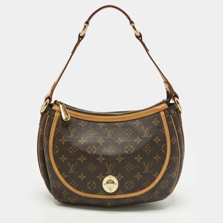 Pre Owned Louis Vuitton Tulum GM Monogram Canvas Bag
