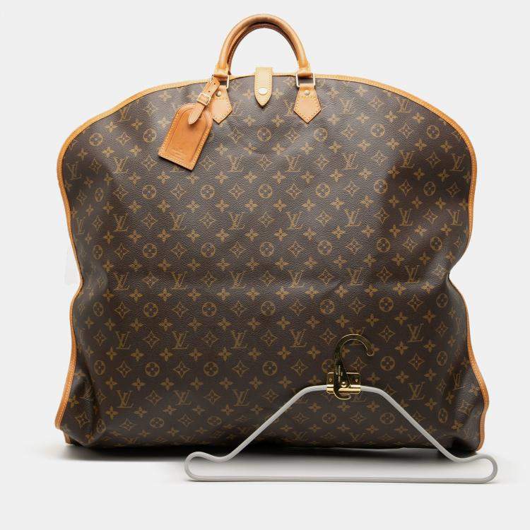 Pre Owned Louis Vuitton Brown Monogram Housse Porte Habits Garment Cover