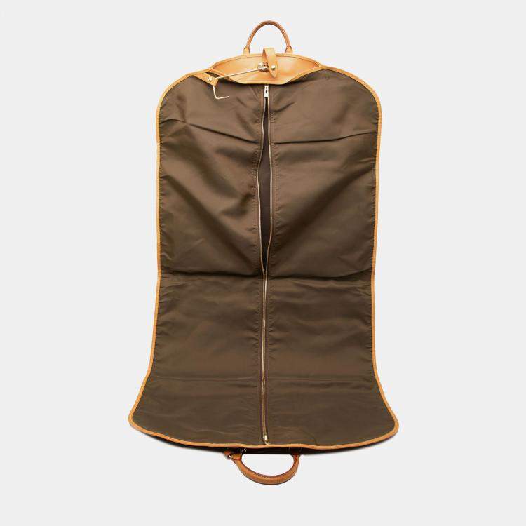 Pre Owned Louis Vuitton Brown Monogram Housse Porte Habits Garment Cover