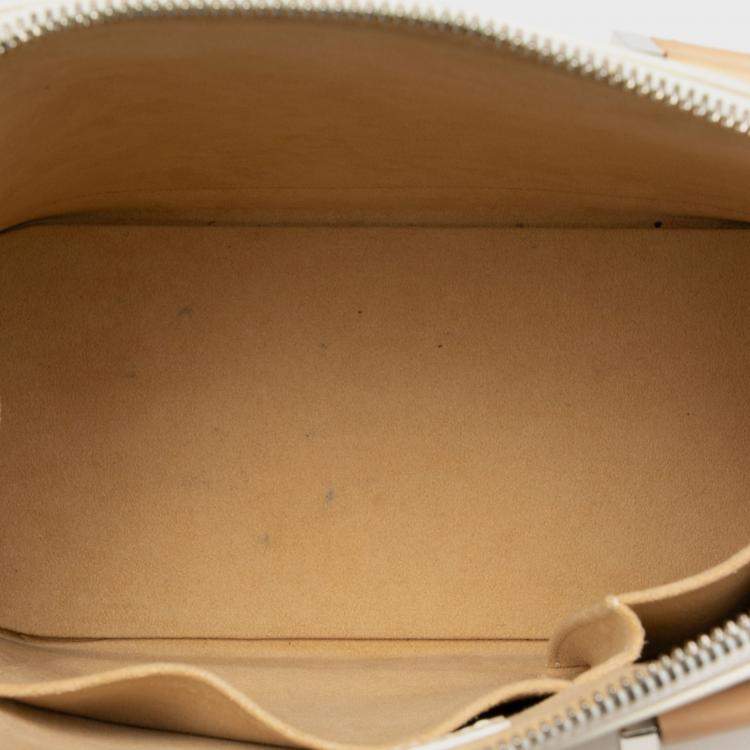 Pre Owned Louis Vuitton White Stephen Sprouse Graffiti Alma MM