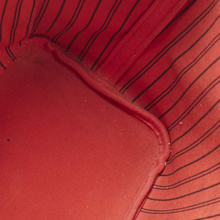 Pre Owned Louis Vuitton World Tour Neverfull MM NM Black Monogram Canvas Bag