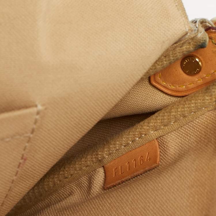 Pre Owned Louis Vuitton Favorite MM Damier Azur Canvas Bag