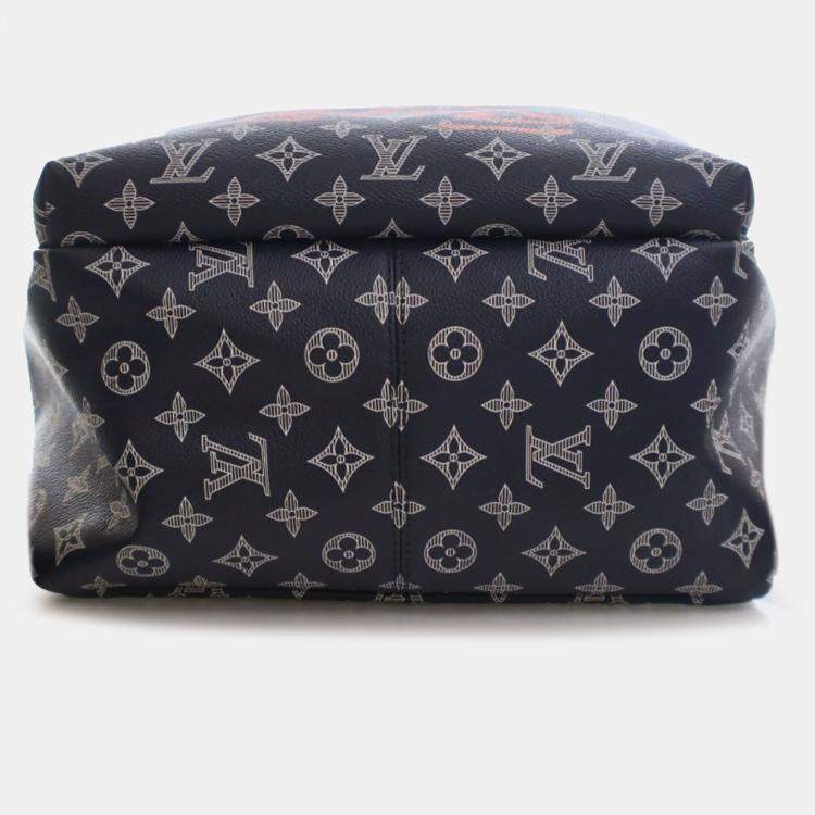 Pre Owned Louis Vuitton Blue Limited Edition Monogram Ink Upside Down Apollo