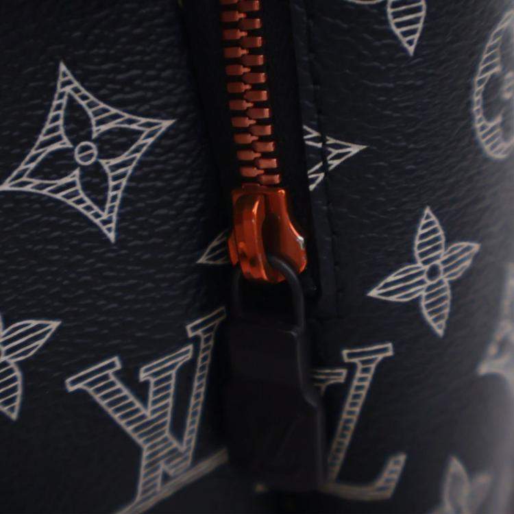 Pre Owned Louis Vuitton Blue Limited Edition Monogram Ink Upside Down Apollo