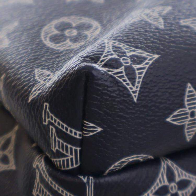 Pre Owned Louis Vuitton Blue Limited Edition Monogram Ink Upside Down Apollo