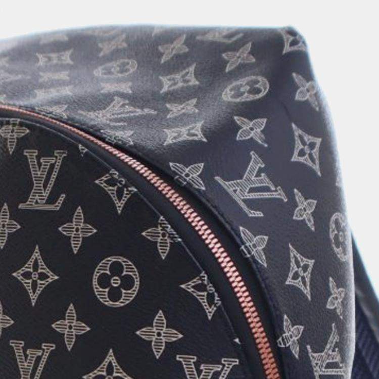Pre Owned Louis Vuitton Blue Limited Edition Monogram Ink Upside Down Apollo