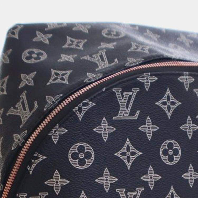 Pre Owned Louis Vuitton Blue Limited Edition Monogram Ink Upside Down Apollo
