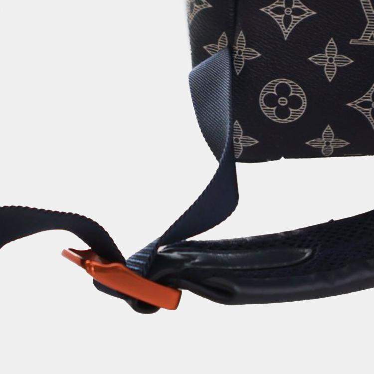 Pre Owned Louis Vuitton Blue Limited Edition Monogram Ink Upside Down Apollo