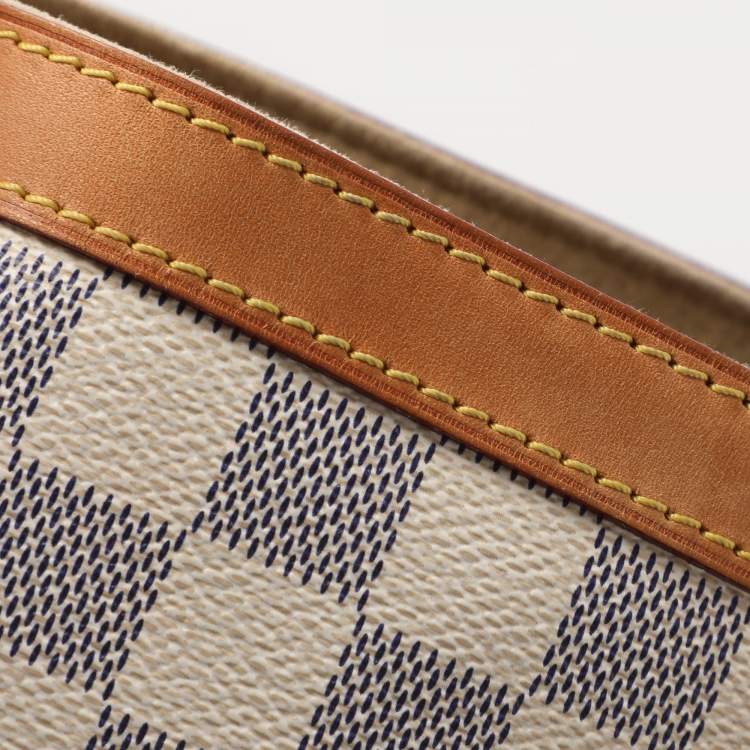 Pre Owned Louis Vuitton Hampstead PM Damier Azur Bag