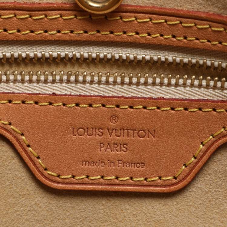 Pre Owned Louis Vuitton Hampstead PM Damier Azur Bag