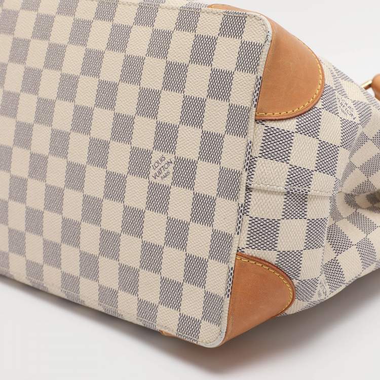 Pre Owned Louis Vuitton Hampstead PM Damier Azur Bag