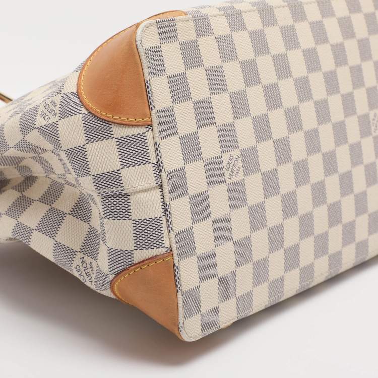 Pre Owned Louis Vuitton Hampstead PM Damier Azur Bag