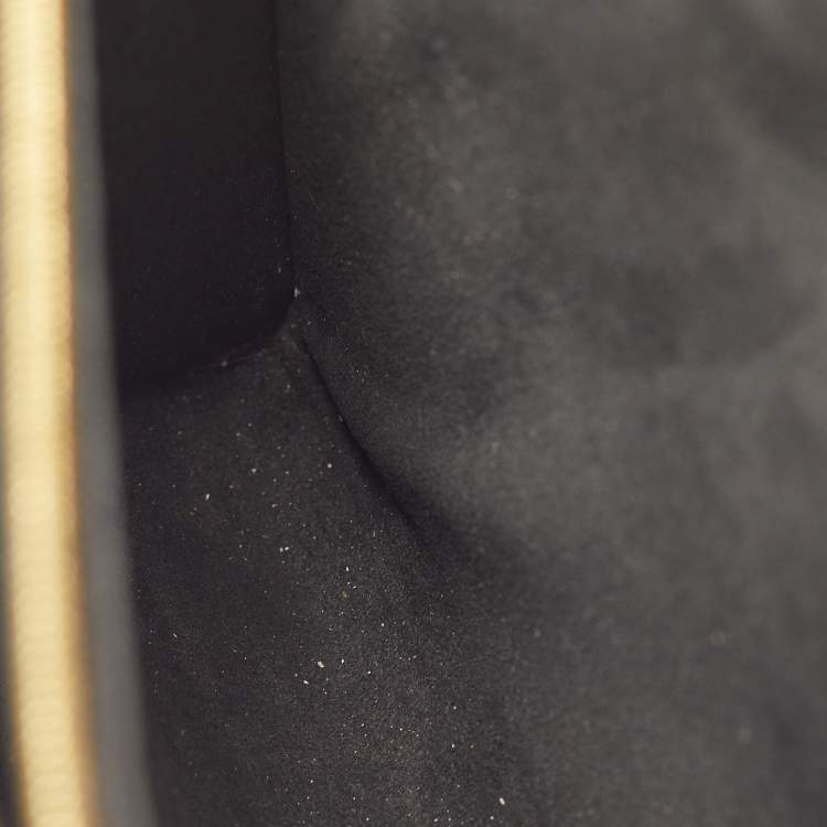 Pre Owned Louis Vuitton Victoire Black Monogram Canvas and Leather Bag