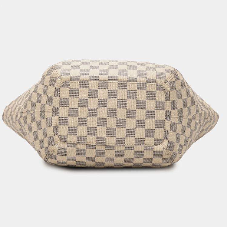 Pre Owned Louis Vuitton White Damier Azur Salina PM