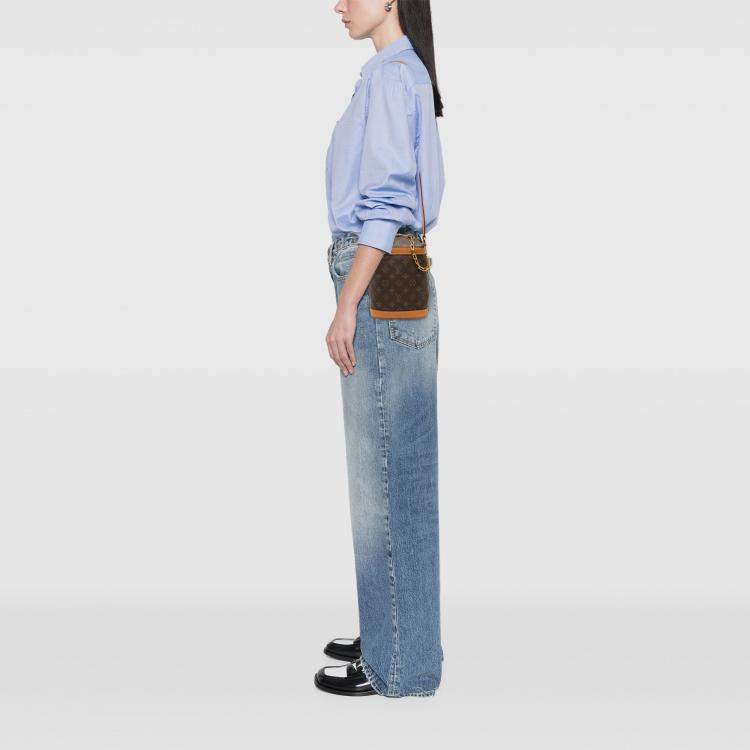 Pre Owned Louis Vuitton Brown Monogram Legacy Milk Box