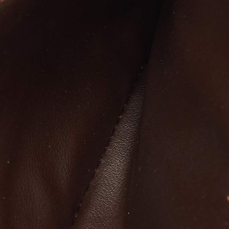 Pre Owned Louis Vuitton Emilie Damier Ebene Canvas Long Wallet