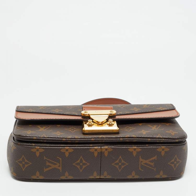 Pre Owned Louis Vuitton Marceau Caramel Monogram Canvas and Leather Shoulder Bag