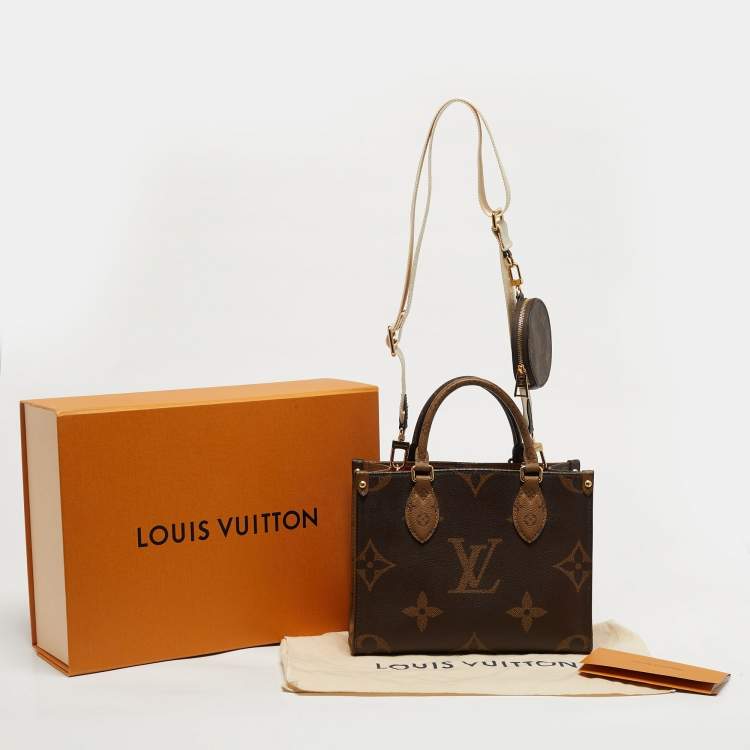 مملوكة مسبقًا Louis Vuitton Onthego PM Monogram Giant Reverse Canvas Tote