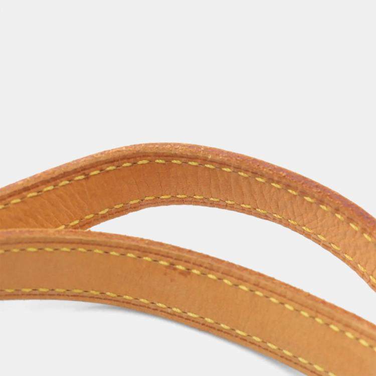 Pre Owned Louis Vuitton Cite MM Brown Monogram Canvas Leather Shoulder Bag