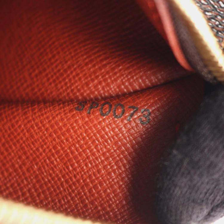 Pre Owned Louis Vuitton Papillon 26 Brown Damier Ebene Canvas Shoulder Bag