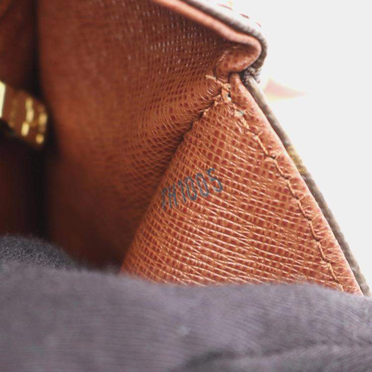 مملوكة مسبقًا Louis Vuitton Saint Cloud GM Brown Monogram Canvas Leather Crossbody Bag