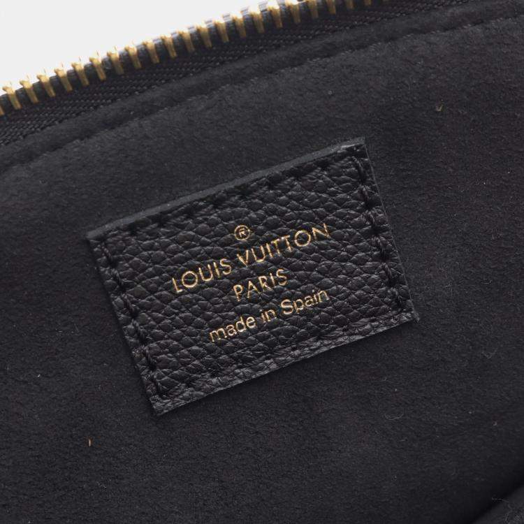 Pre Owned Louis Vuitton Petit Palais PM Bicolor Monogram Empreinte Leather Shoulder Bag