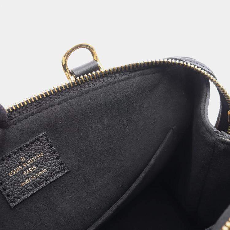 Pre Owned Louis Vuitton Petit Palais PM Bicolor Monogram Empreinte Leather Shoulder Bag