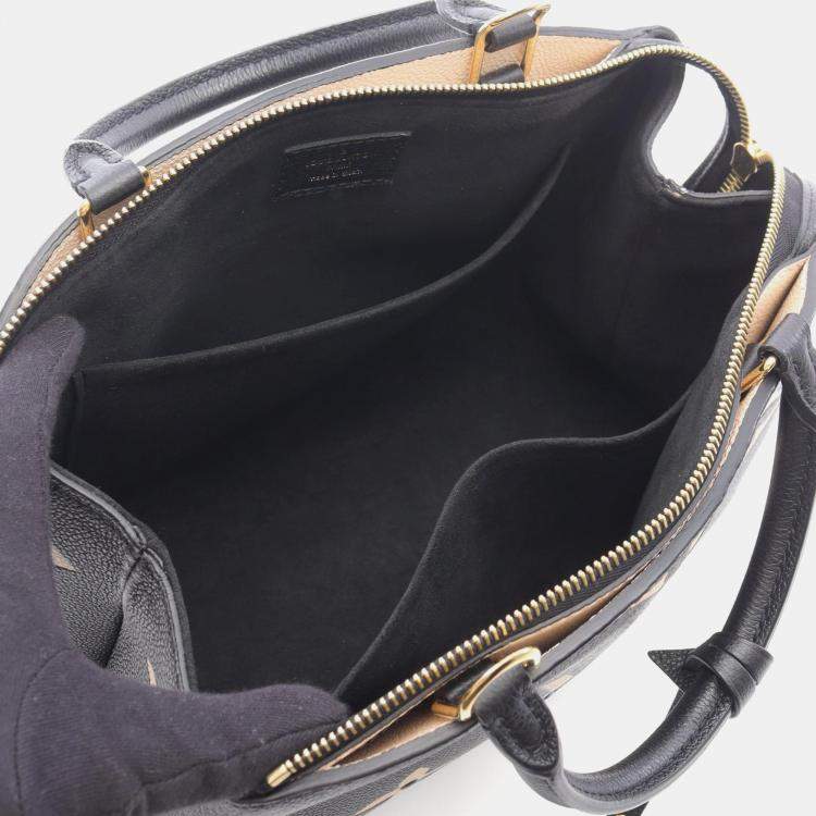 Pre Owned Louis Vuitton Petit Palais PM Bicolor Monogram Empreinte Leather Shoulder Bag