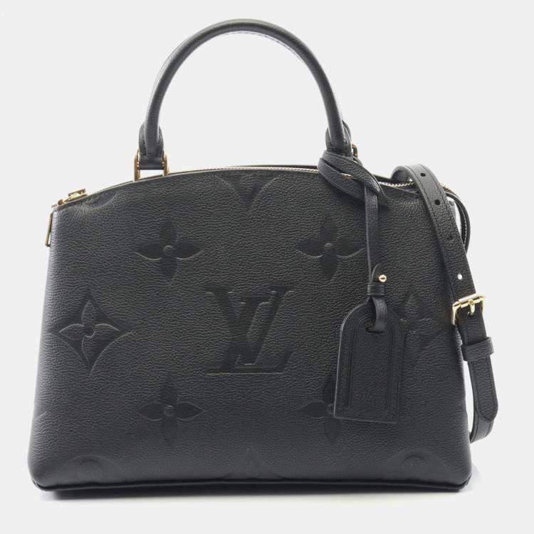 مملوكة مسبقًا Louis Vuitton Petit Palais PM Black Monogram Empreinte Leather Shoulder Bag