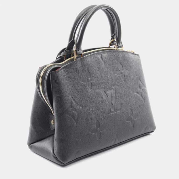 مملوكة مسبقًا Louis Vuitton Petit Palais PM Black Monogram Empreinte Leather Shoulder Bag