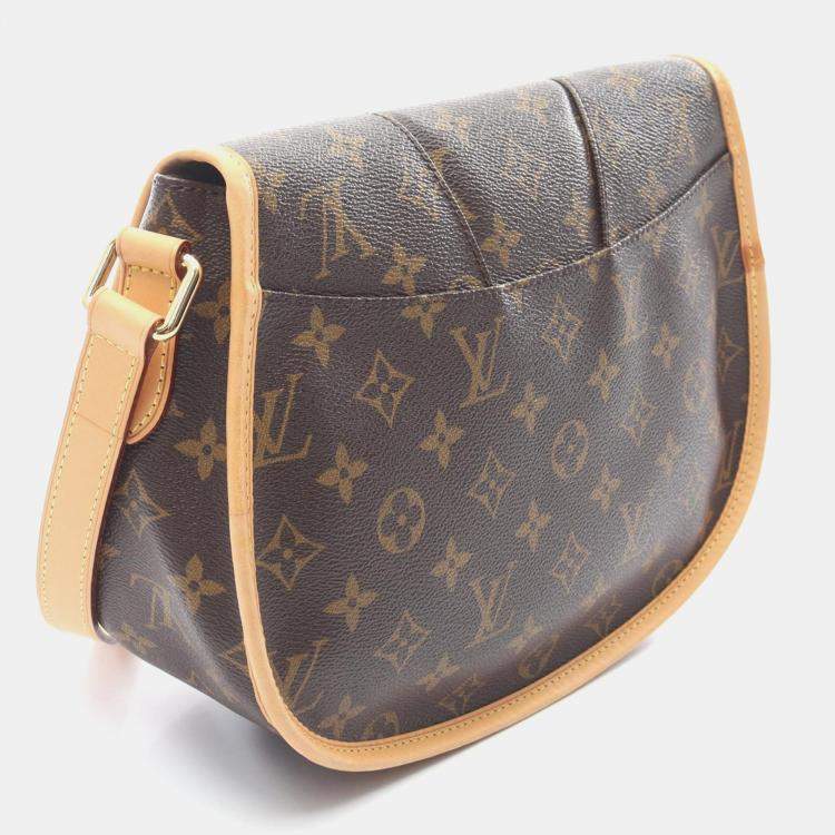 مملوكة مسبقًا Louis Vuitton Menilmontant PM Brown Monogram Canvas Leather Crossbody Bag