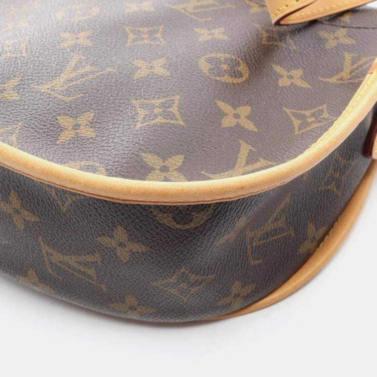 مملوكة مسبقًا Louis Vuitton Menilmontant PM Brown Monogram Canvas Leather Crossbody Bag