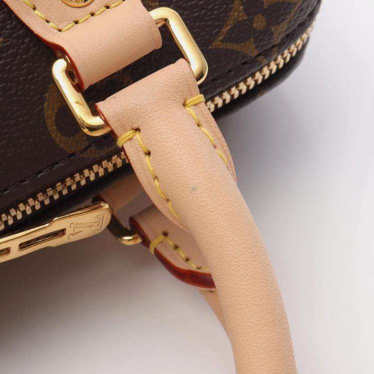 Pre Owned Louis Vuitton Speedy Bandouliere 20 Monogram Canvas Boston Bag