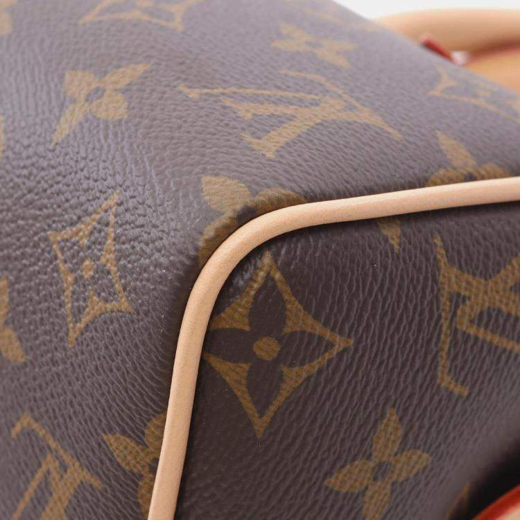Pre Owned Louis Vuitton Speedy Bandouliere 20 Monogram Canvas Boston Bag