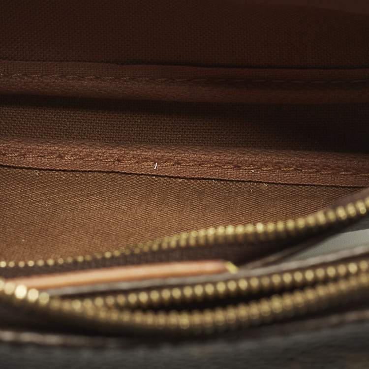 Pre Owned Louis Vuitton Rose Ballerine Monogram Canvas Multi Pochette Accessories Bag