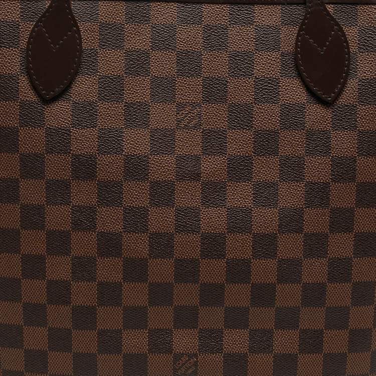 Pre Owned Louis Vuitton Neverfull MM Damier Ebene Canvas Bag