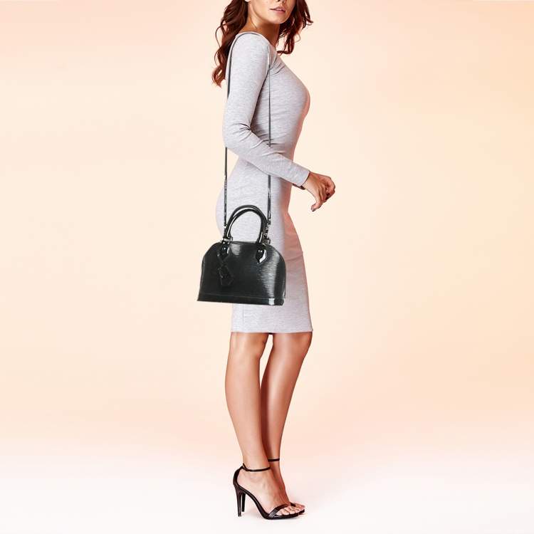مملوكة مسبقًا Louis Vuitton Alma BB Black Electric Epi Leather Bag
