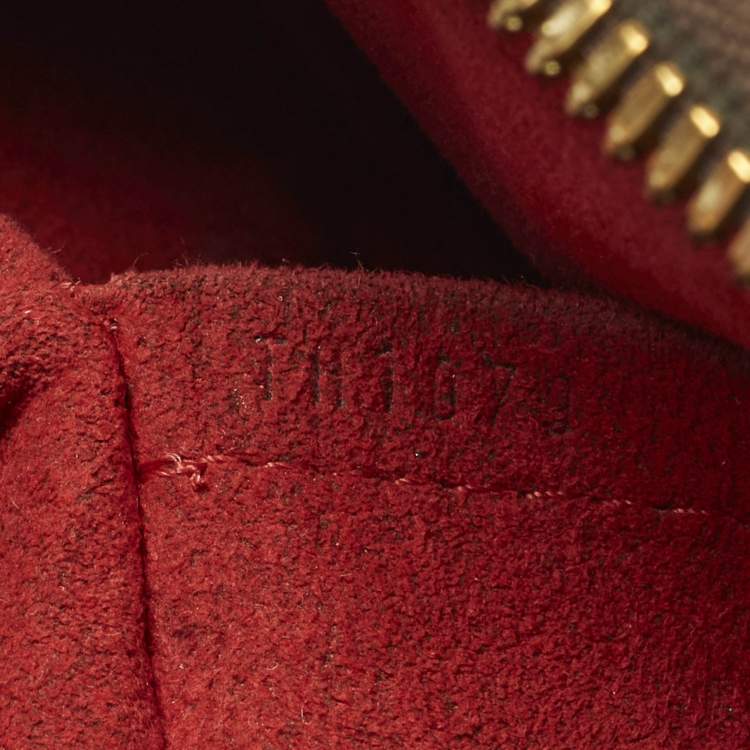 Pre Owned Louis Vuitton Trevi PM Damier Ebene Canvas Bag