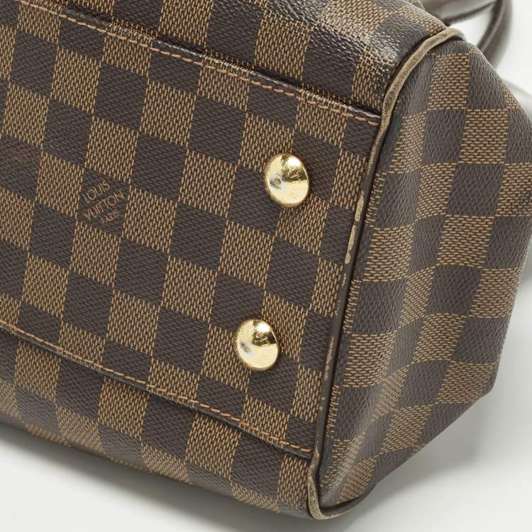 Pre Owned Louis Vuitton Trevi PM Damier Ebene Canvas Bag