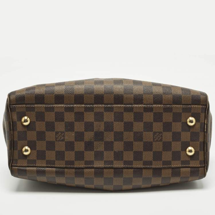 Pre Owned Louis Vuitton Trevi PM Damier Ebene Canvas Bag