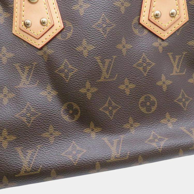 Pre Owned Louis Vuitton Manhattan Beige Monogram Size Pm