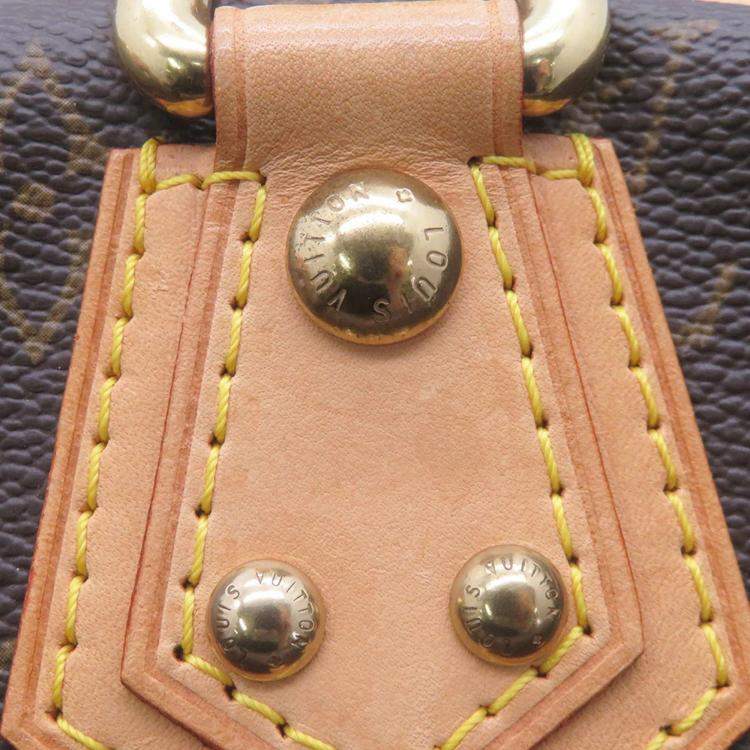 Pre Owned Louis Vuitton Manhattan Beige Monogram Size Pm