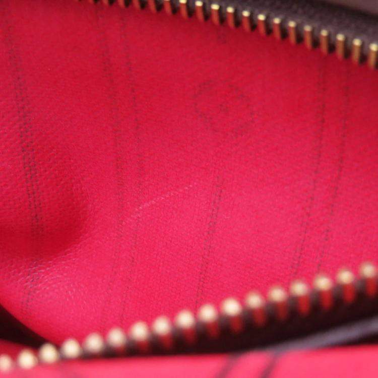 Pre Owned Louis Vuitton Neverfull Brown Damier Ebene Canvas Size Pm