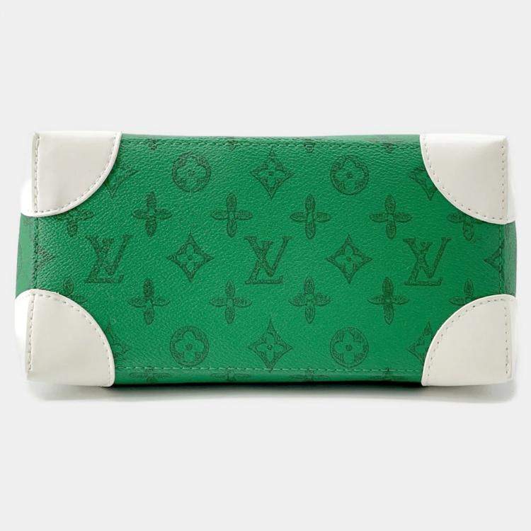 Pre Owned Louis Vuitton Ritter Bag Green Monogram Everyday Lv